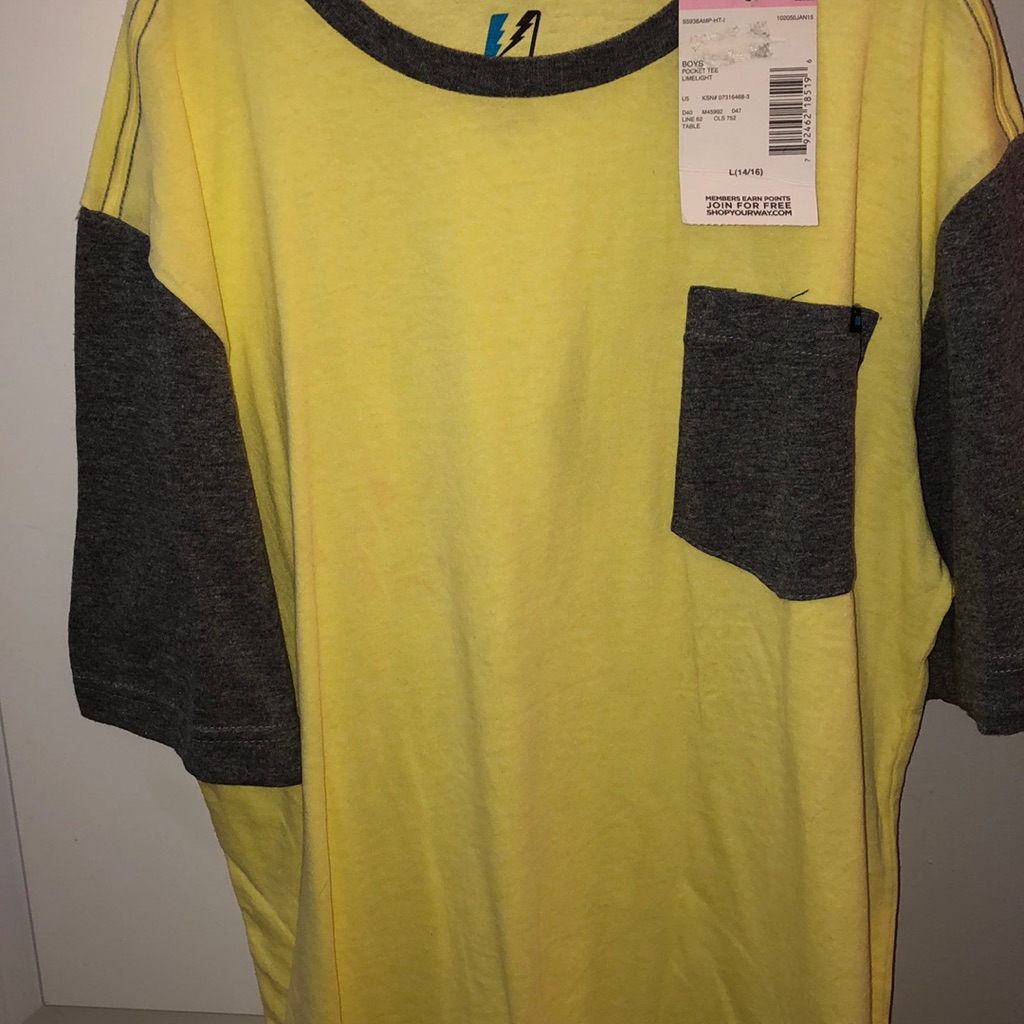Yellow Ringer Tee